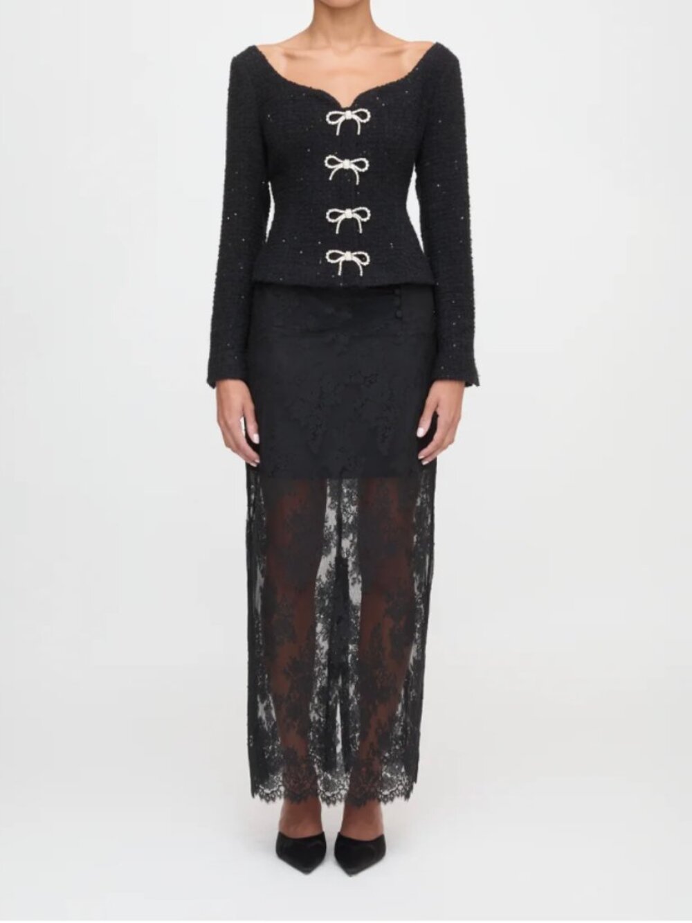 Hill House The Lark Skirt in Black XS